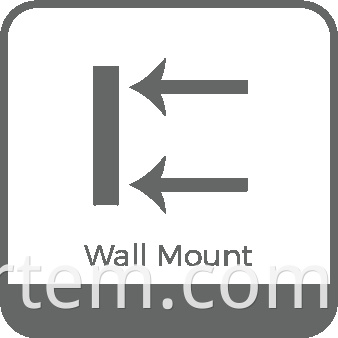 wall mounted emergency exit sign